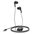 Hoco Wired Earphones 3.5mm M68 Easy clip - Black