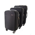 3 Piece Hard Outer Shell Luggage Set - 31inch - Black