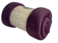 Super Soft Bedding Throw 180x200cm - Solid Purple