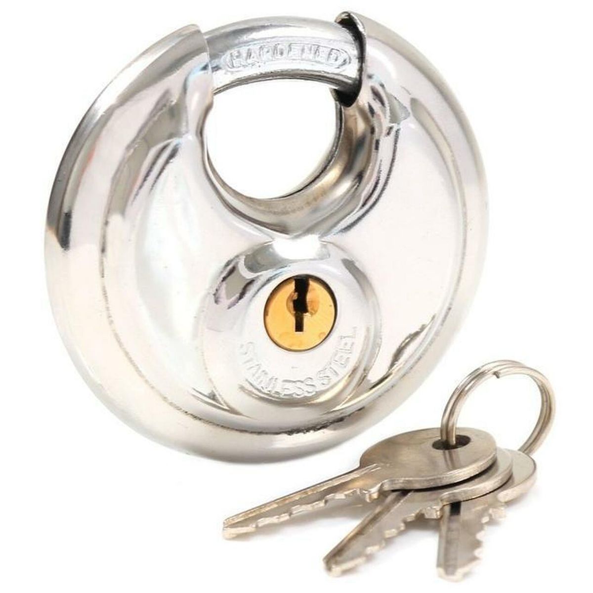 DISCUS Padlock Stainless Steel - 60mm