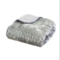 Warm Exclusive 2 in 1 Luxury Fleece Blanket For Winter - Lava