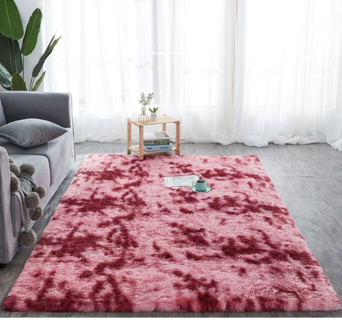 Quality Large Premium Fluffy Carpet/Rug (IYWA International) - Mix Cherry Original IYWA