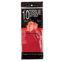 Tissue Paper - Tissue Gift Wraps - Red - 50cm x 66cm - 10 Sheets - 30 Pack