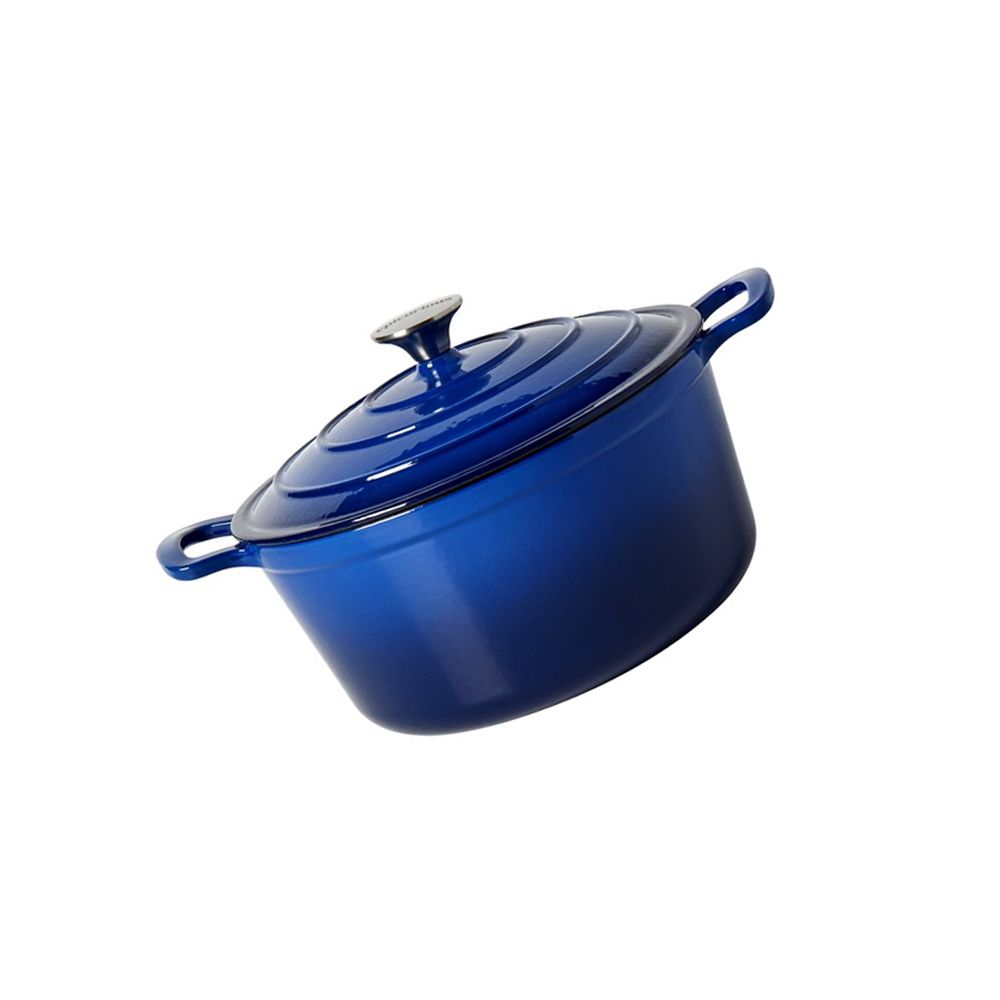 DH - Master Class Premium Quality Cast Iron 7Pieces Pot Set- Blue