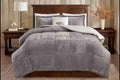 Fleece Comforter set - Grey