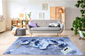 200cm by 150cm - Modern 3D Design Area 38 Rug & Complementary IYWA Tieback