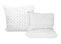 Super Soft 2pc Silk Mat Standard Pillows and Continental Pillow Combo Pack