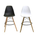 GB Kitchen High Chair Set of 2 - Black and White