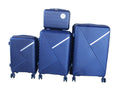 Unbreakable Travel Luggage 4 Piece Suitcases Spinner - Royal Blue