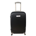 SMTE 23 Inch Black Hardshell Suitcase - Lightweight Travel Luggage