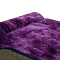 Large Premium Fluffy Carpet/Rug - Purple Mix