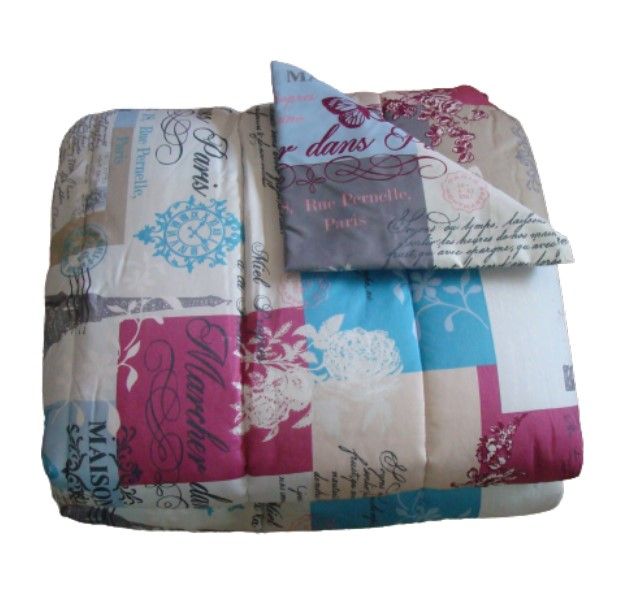 Queen and King Size 5 Piece Comforter Set - Purple