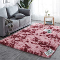 New Large Premium Heavy Duty Fluffy Carpet/Rug & Complementary SMTE Tieback - Cherry Mix