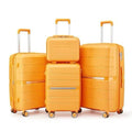 Unbreakable Hardside Travel Luggage 4 Pieces Suitcases Spinner Wheels