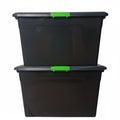 SMTE 85 Litre Heavy-Duty Storage Box Regrind Plastic - 2 Pack