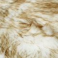 Soft Fluffy Carpet Rug - white&brown