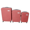 SMTE 3-Piece Hardshell Luggage Set - Bubble Gum Pink
