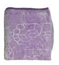 Single Ply Baby Mink Blanket Super Soft - Purple