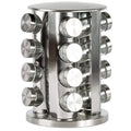 GB 16 Jars Rotating Spice Rack - Silver
