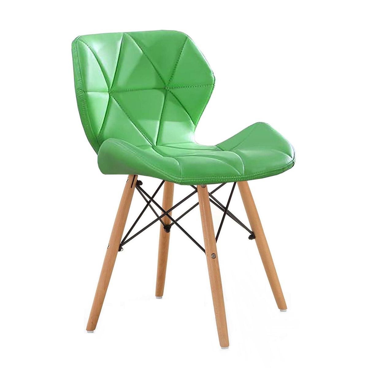 Multifunctional Scandinavian Butterfly Design Ergonomic Dining Chair - Green