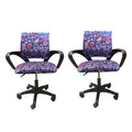 S-103 Flower Office Chair Adjustable Swivel Chair - Set Of 2
