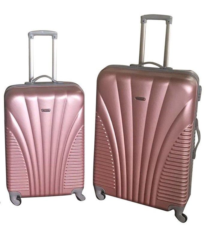 2 Piece Blue Star Luggage Set - Rose Gold