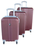 3 Piece Mooistar 27 inch Travel Luggage Suitcase Bag Set - Maroon