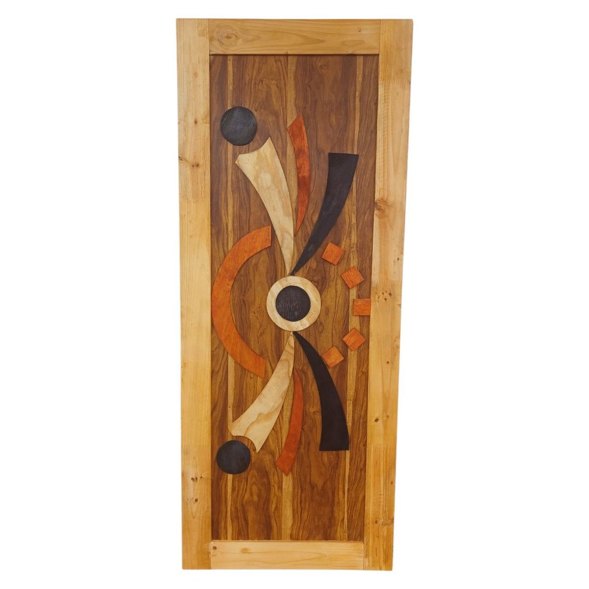 Patterned pine door — assorted design example 2; 1 door supplied, design selected at random