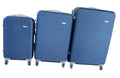 3 Piece Hard Outer Shell Luggage Set - 31inch - Dark Blue
