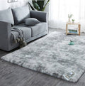 New Large Premium Heavy Duty Fluffy Carpet/Rug & Complementary SMTE Tieback - Silver Mix