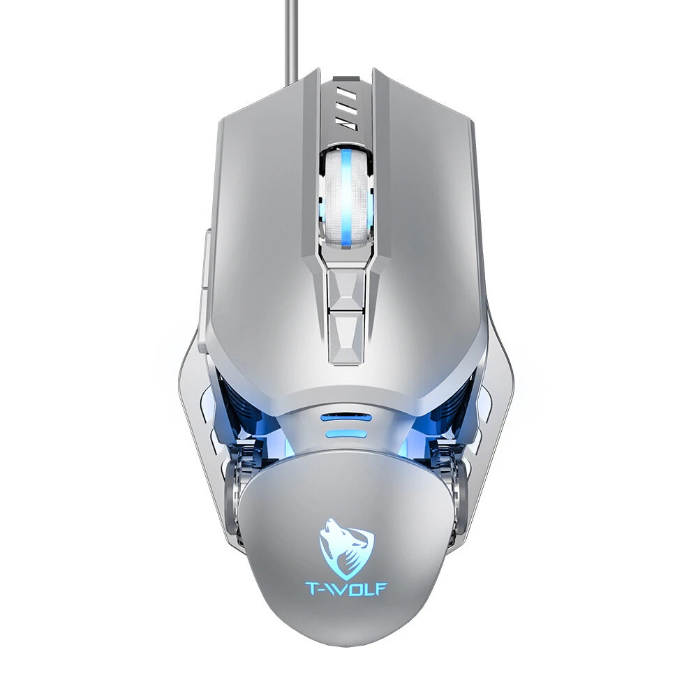 T-Wolf RoboCop Competitive Gaming Mouse GG-G530 - Noble Silver