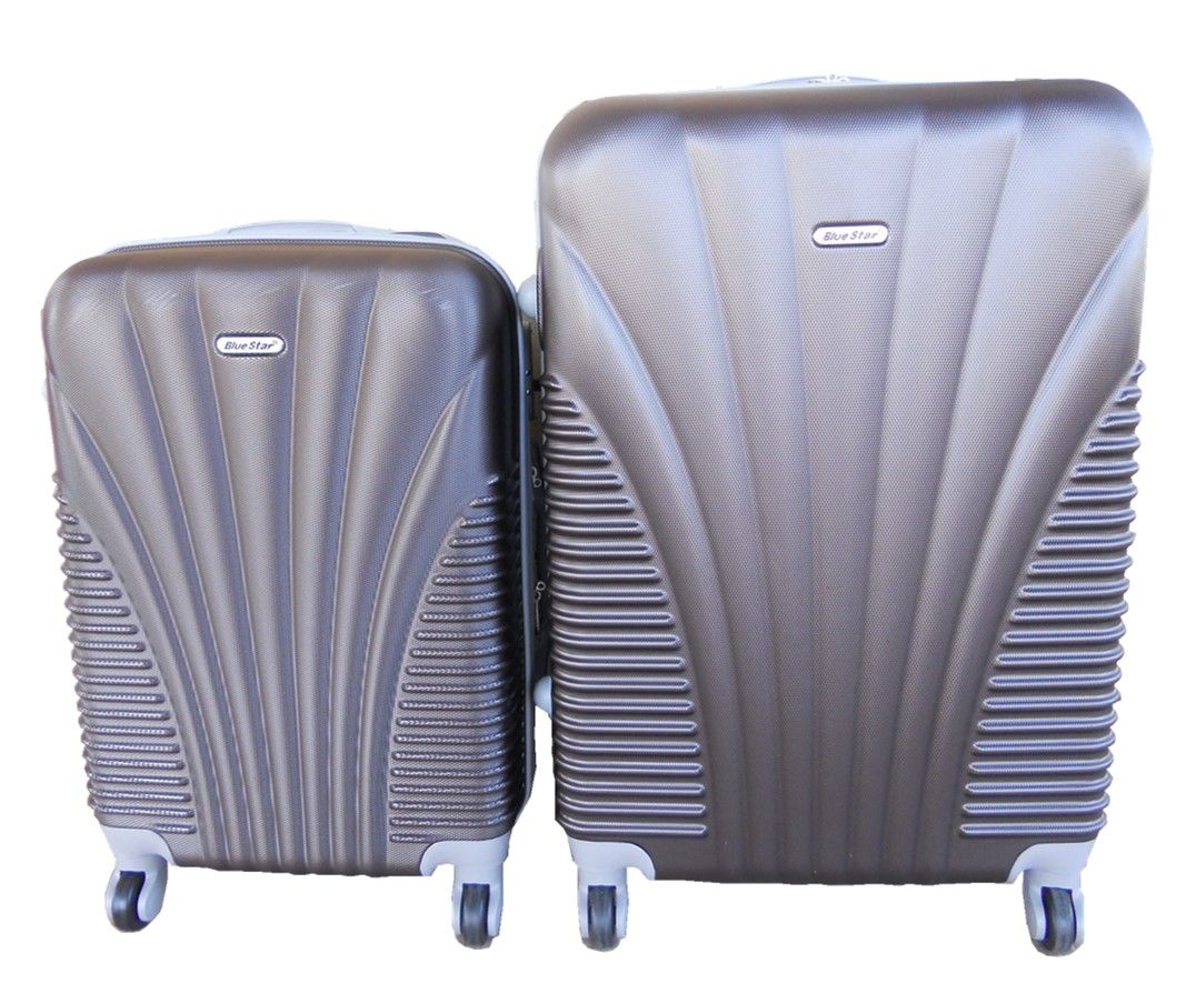 2 Piece Luggage Set - Dark Brown
