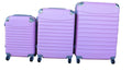 3 Piece Luggage Set - Light Pink