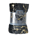 Black & Gold Luxury Plush Throw Blanket