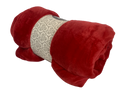 Super Soft Solid Color Bedding Throw 200x220cm - Fire Red