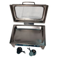 Rectangular Chafing Dish - G4 Silver with Glass Lid
