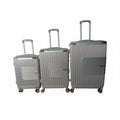 SMTE 3-Piece Suitcase Set - Model 158 - Silver
