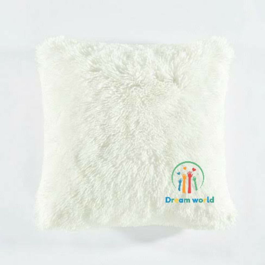 Soft Fluffy Pillow cover Set - White