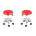 Diyya Rolling barstool - set of 2 - Red