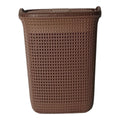 SMTE Premium Brown Woven Storage Basket - Durable Home Organizer