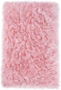 Faux Fur Soft Rug/Carpet - Pink