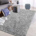 Fluffy Shag Rugs Grey