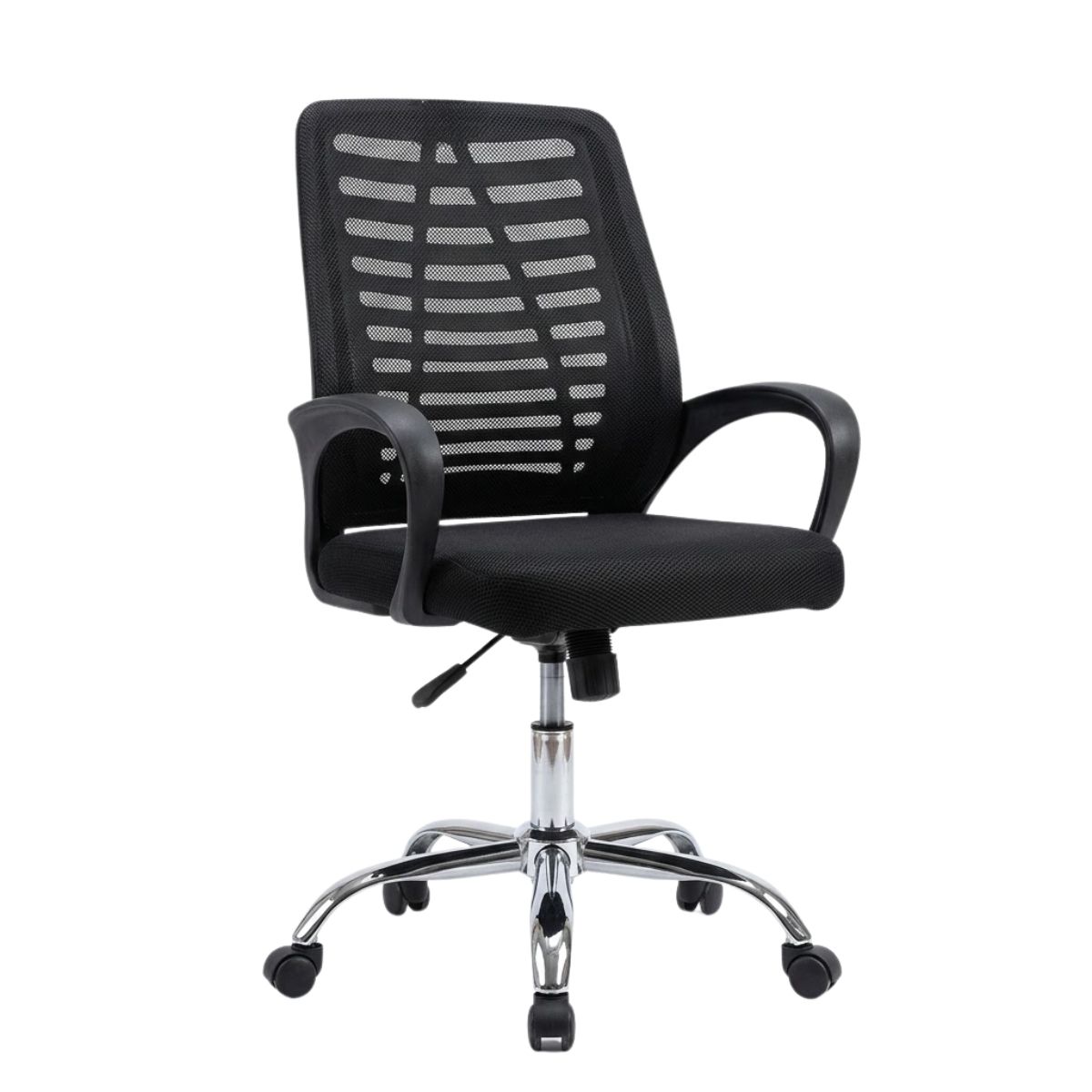 SMTE - S-253 Mesh Office Chair Black Ergonomic Swivel Desk Chair