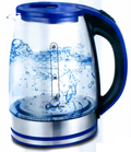 Cordless Electric Glass Kettle 2 Litre - Blue