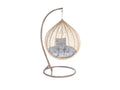 TAOS Nest hanging Chair -Tan and Grey