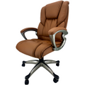 Executive Leather Office Chair AL-8857B - Brown