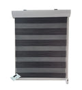Mordern Readymade Quality Roller Blind – Textured Black & IYWA Tieback - 120 L x 150 W cm