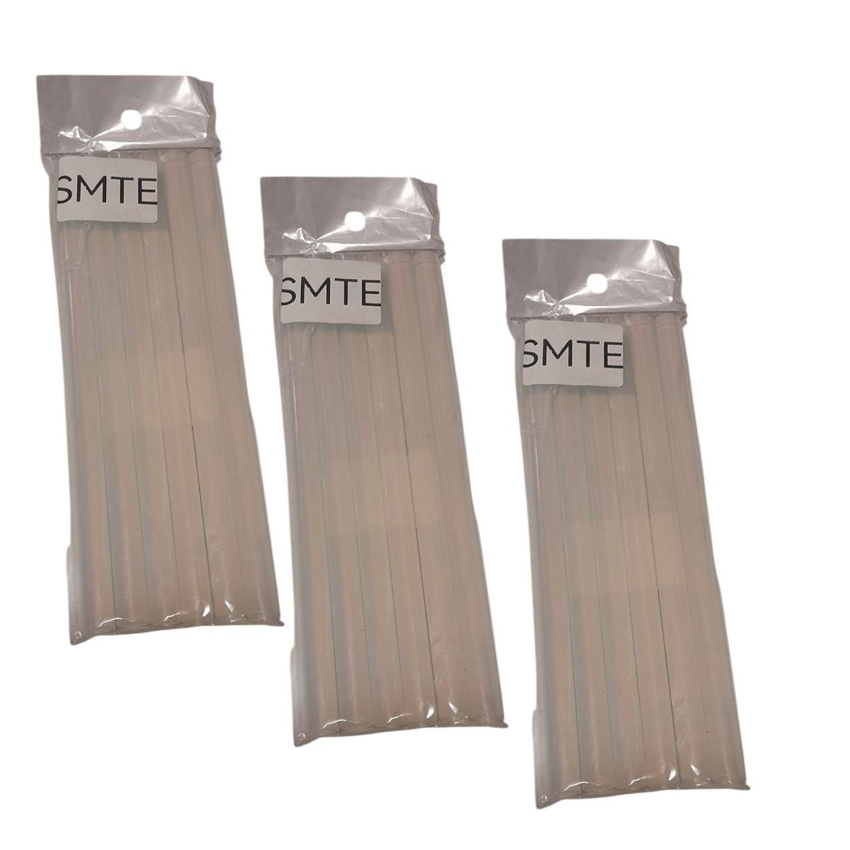 SMTE - 3 Pack Hot Melt Glue Sticks, Clear Adhesive Refills for Glue Guns
