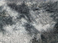 Fluffy Non Slip Rug 1.5 by 2 meter - Light Grey White