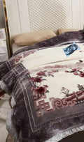 Highly Comfy Extreme Warm Winter Blanket & IYWA Tieback - Grey